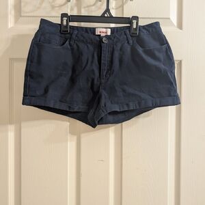 DKNY High Waist Dark Blue Women's Shorts